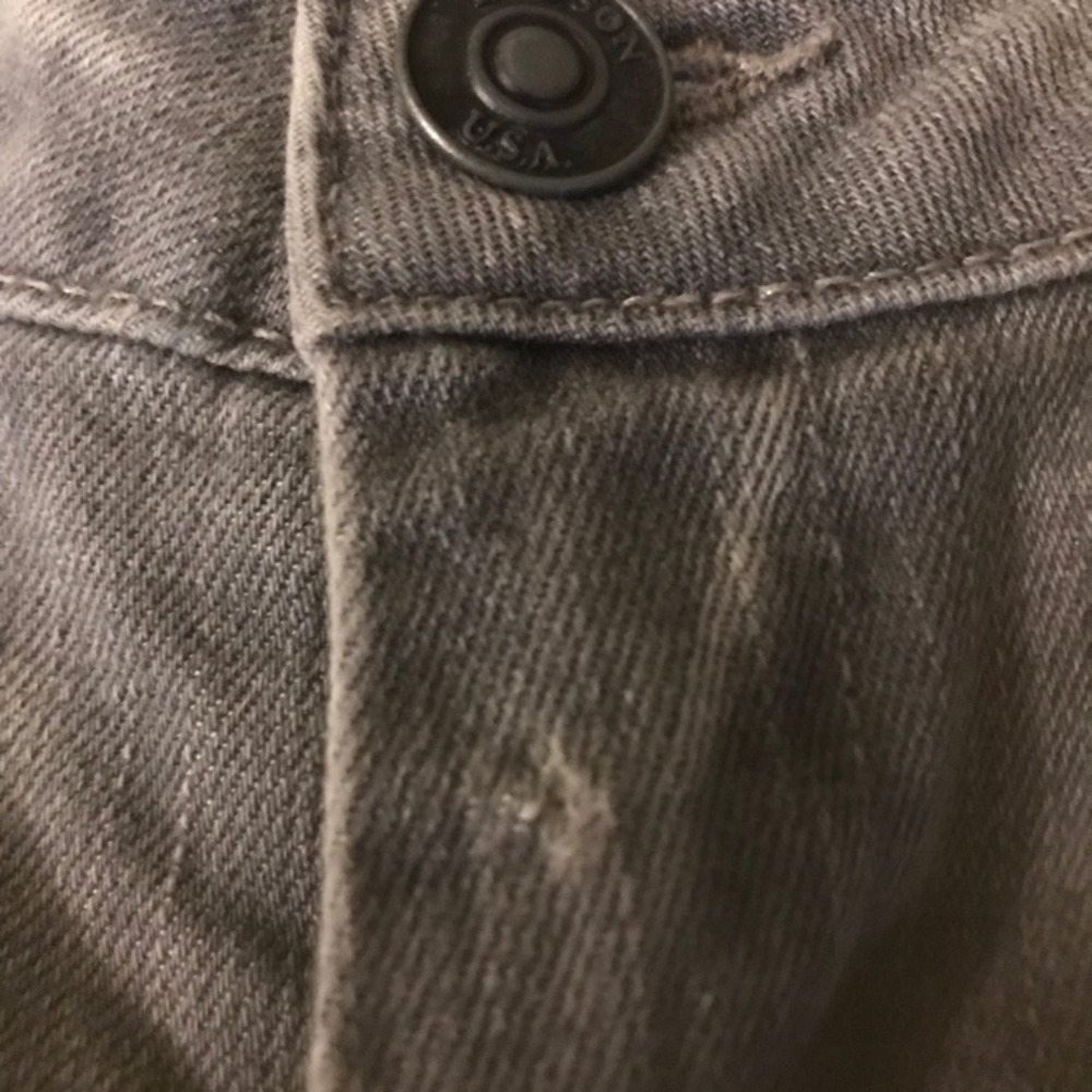 Hudson Jeans Collin Midrise Skinny Jeans Stone Grey Size 25” - Picture 5 of 12